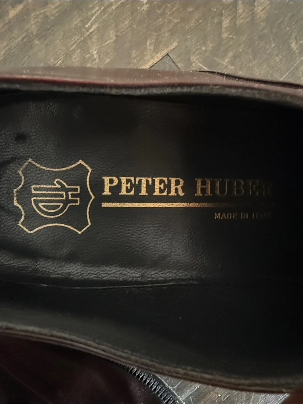 Peter Huber Lucas Oxblood Leather Cap Toe Balmoral Oxford Shoes